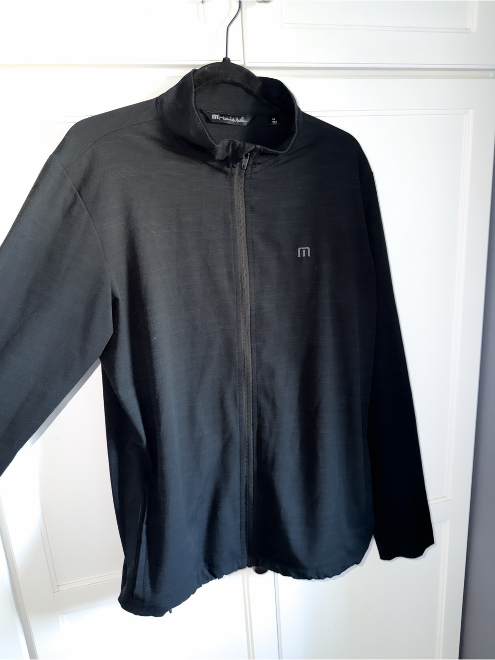 Travis Mathew Surfside Men's Black Full-Zip Lightweight Golf Jacket Sz Medium - Picture 5 of 12